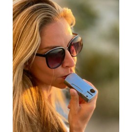 Solopipe - The Original Self-Igniting Pipe and Lighter Combo-Chrome + Solo Bowl