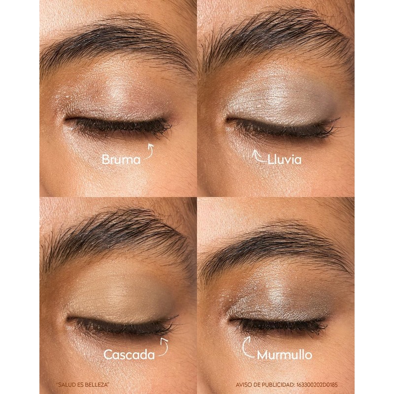 Kit/Set Sombra en Barra Bissú Cascada 4 pzas
