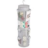 mDesign Hanging Storage for Gift Wrapping - Rotating Wrapping Paper
