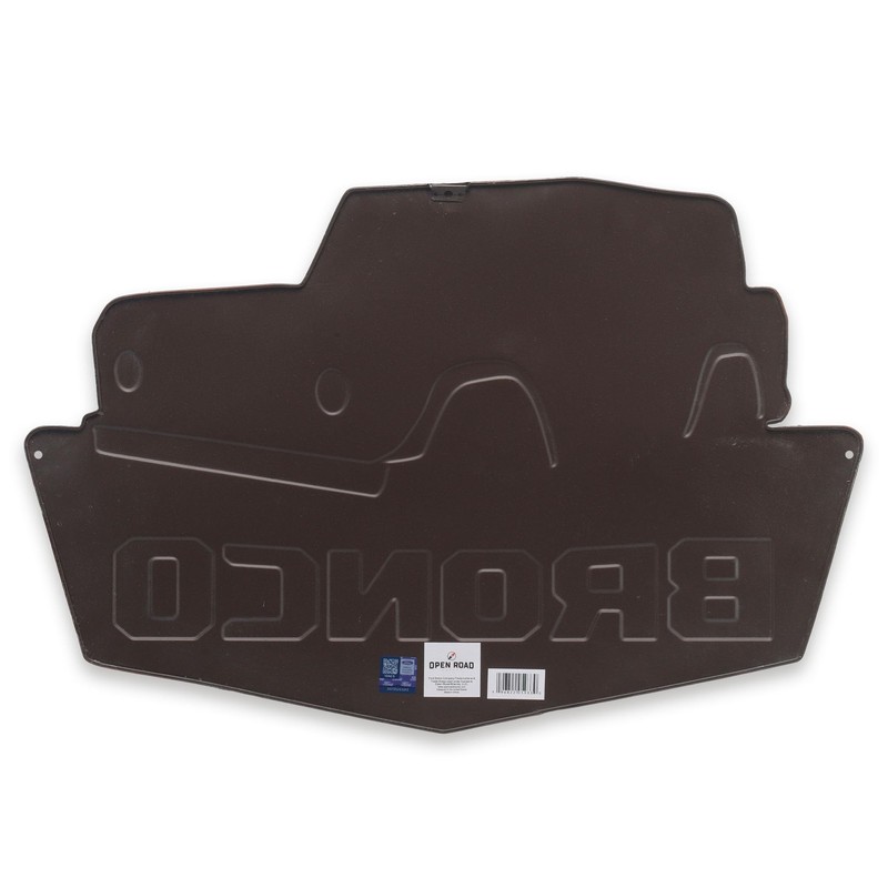 Ford Bronco Embossed Metal Sign - Large Red Ford Bronco