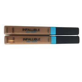 Pack of 2 L'Oreal Paris Infallible Pro-Glow Concealer, Creme Cafe # 07