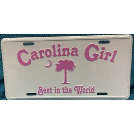 Hangtime Carolina Girl License Plate