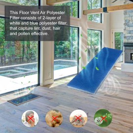 12 Pack Air Filter for Home Floor Vent MERV 8 (4"x10")