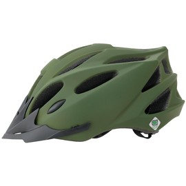 P.S. Sports Helmet P.S. Sports Helmet Matte Green (M/L) (22.8 - 24.0 inches (58 - 61 cm)) SG Standard for Bicycles (with removable visor)
