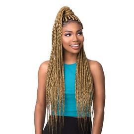 Xpression Sensationnel Synthetic Hair Braids 3X Ruwa Pre-Stretched Braid 24" (1 Pack, 39J)