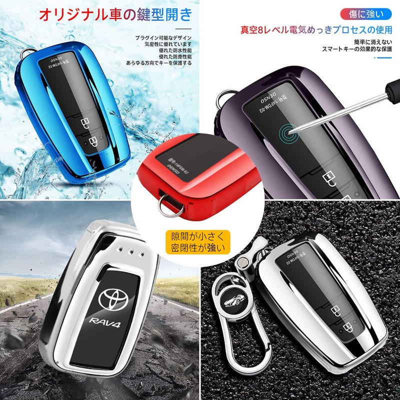 Smart Key Case, Keyless Entry, Made of Premium TPU Material,