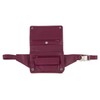 LEAS Travel-Line Belt Bag with Full Leather Trim Genuine Leather