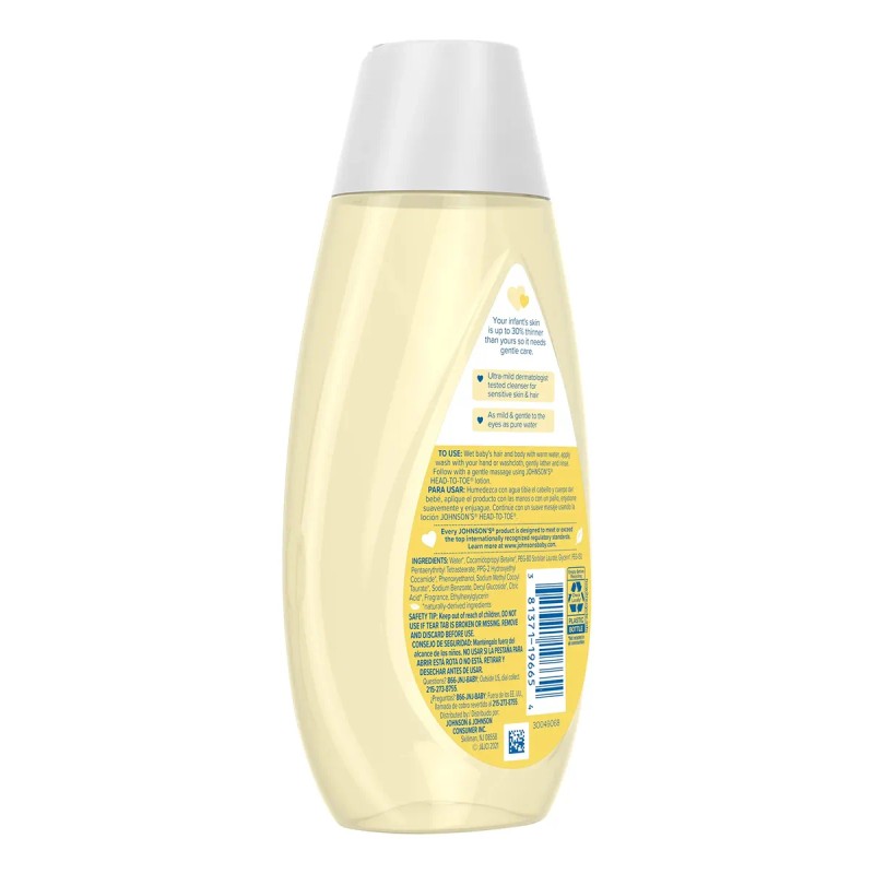 Gel De Baño Y Champú Johnson's Baby De Cabeza A