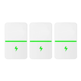 3PCS Energy Saving Device Stop Watt Power Save Electricity Saving Box Household Stable Voltage Device UK Plug