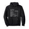 Funny Cereal Muesli Thanksgiving Nutritional Fact Pullover Hoodie