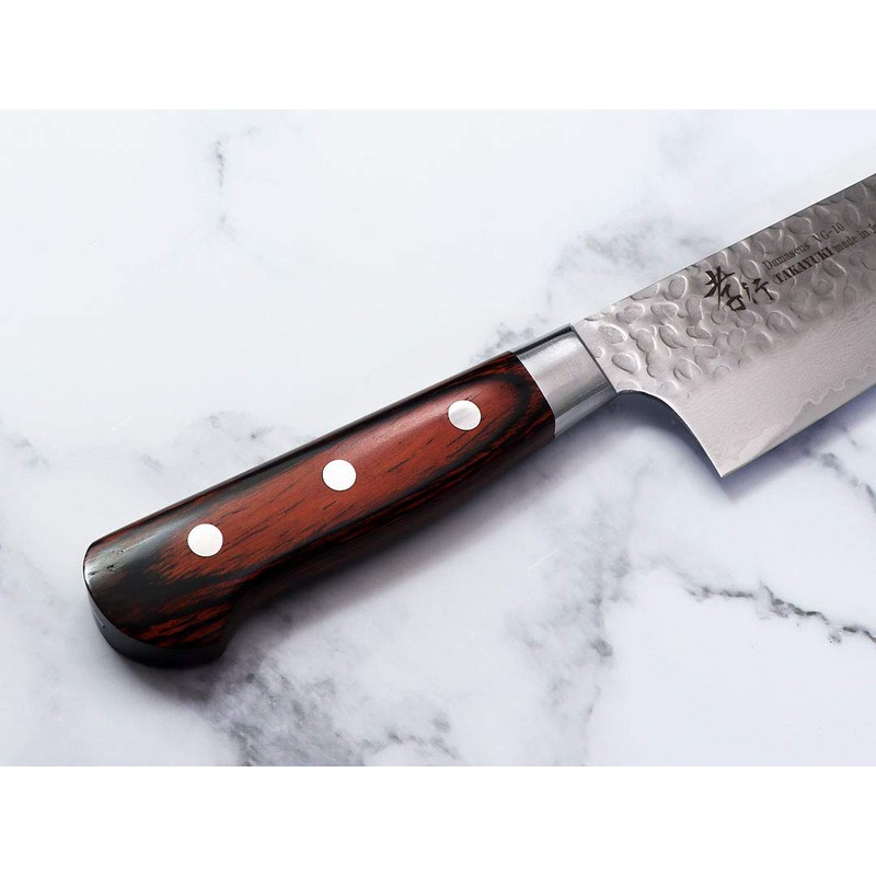 Sakai Takayuki V Gold No. 10 Damascus 33-Layer Hammered Nakiri