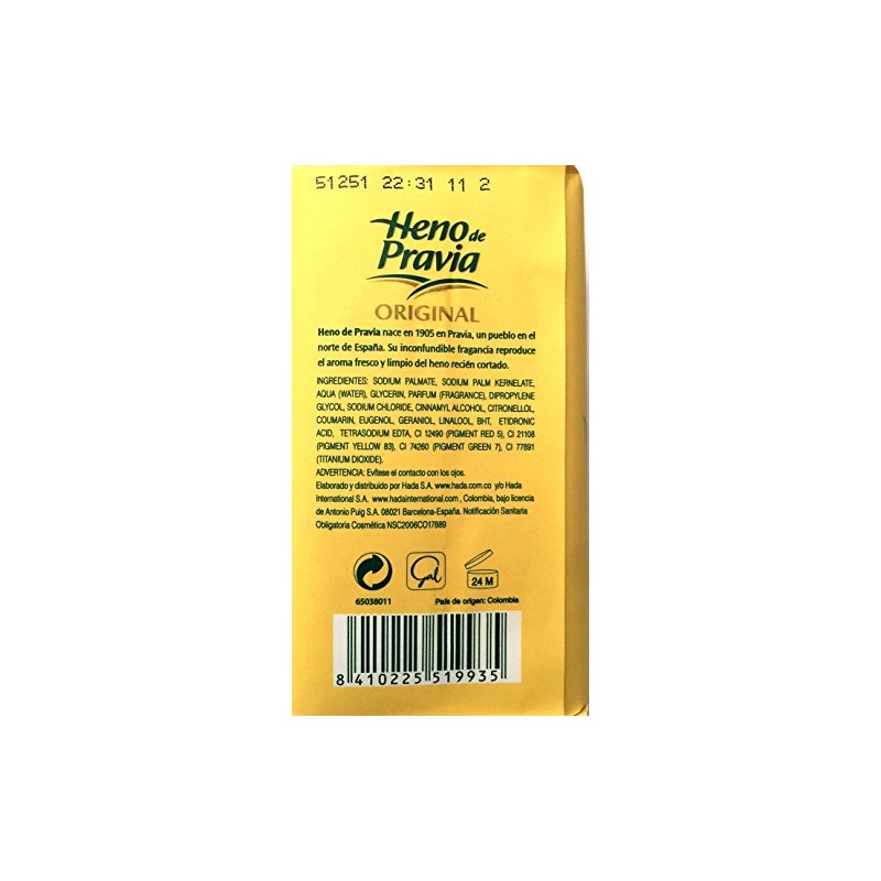 Heno De Pravia Jabón grande 4.5 oz Ea. Original (9