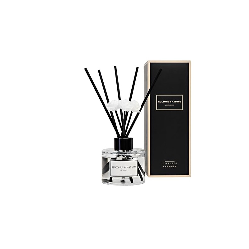 CULTURE & NATURE Reed Diffuser Set 4oz (120ml) Vanilla Scented