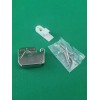 Mini Latch Push to Open Cabinet Door Latch Silver Finish