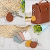 [PATIKIL] Leather Key Chain Leather Keychain with Key Ring Keychain