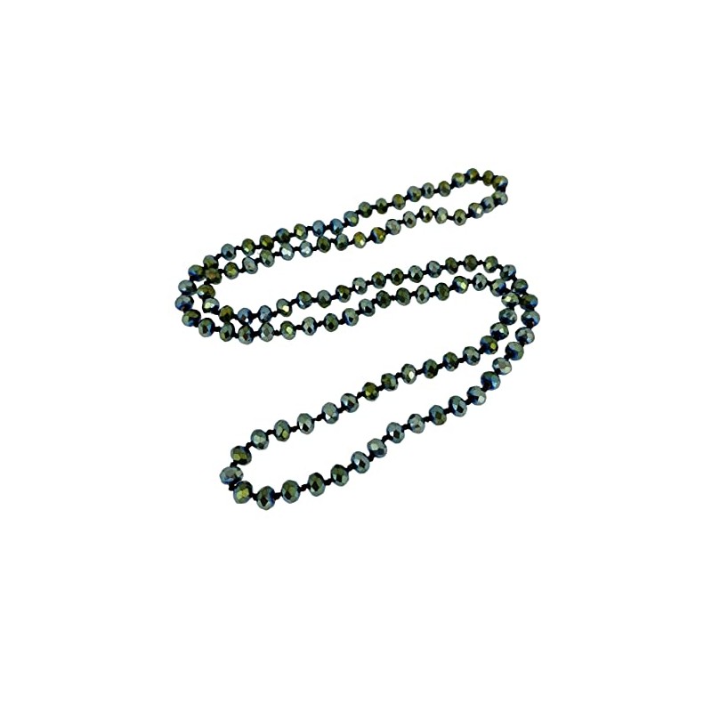 TreasureBay Handmade 88cm long Crystal Necklace For Women and Girls