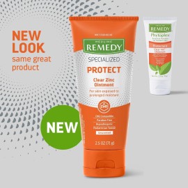 Medline Remedy Specialized Clear Zinc Ointment 2.5oz (Pack Of 2 Tubes)