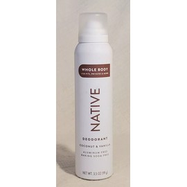 Native Whole Body Deodorant Spray Coconut & Vanilla   3.5oz   New   MF