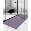 Mecko Bath Mat, Ultra Absorbent Quick Dry Bathroom Floor Mats-Rubber