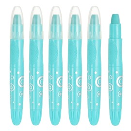 PATIKIL Watercolor Gel Crayon, 6Pcs Washable Twist Crayons for Coloring, Drawing, Painting, Azure (5.2x0.59)