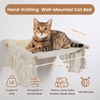 nets Tribe Macrame Cat Wall Shelves & Hammock - Comfy