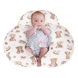 AMASKY Nursing Pillow, Breastfeeding Pillows, with Removable Pillow Cover, Machine Washable, Machine Washable, Pink Bears, Pallet of Product