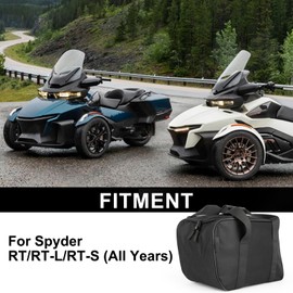 PSLER Saddle Bag Storage Tool Bag for Spyder RT, Removable Luggage Bag With Built-in Leakproof Cooler Bag for Spyder RT/RT-L/RT-S(All Years)