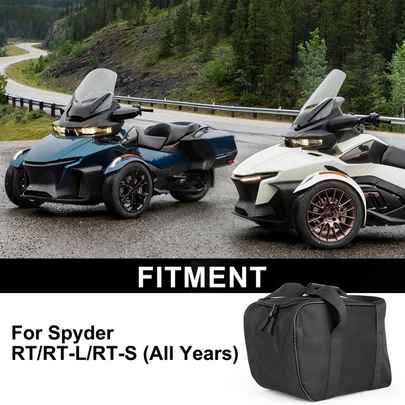 PSLER Saddle Bag Storage Tool Bag for Spyder RT, Removable