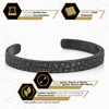 Akitsune Terra Bangle | Hammered Antique Bracelet Women Men Stainless