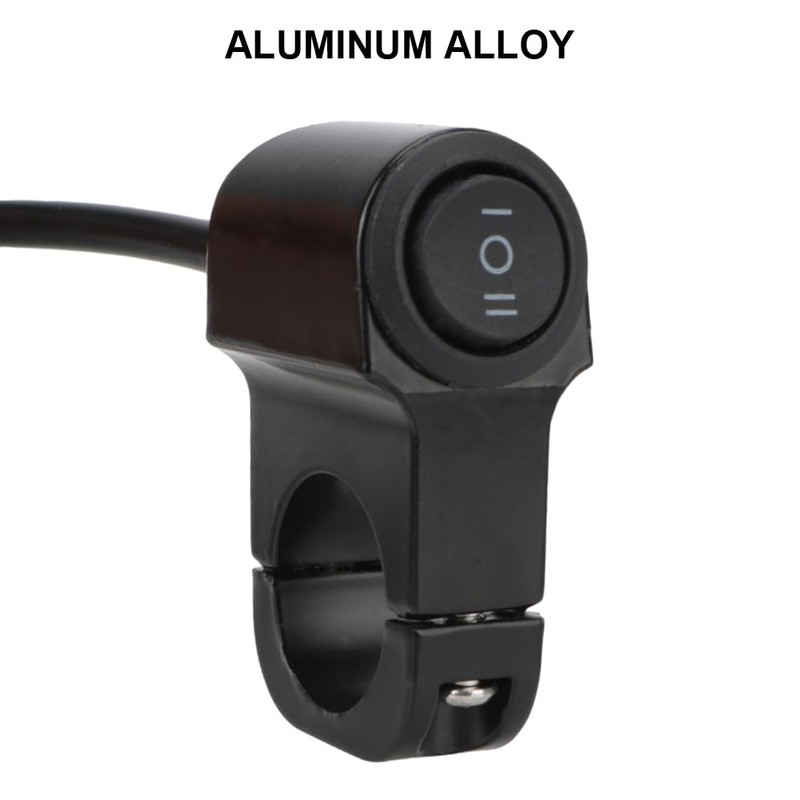 Wai Danie 7/8" Motorcycle Handlebar Headlight Switch ON-OFF Three-Position Waterproof