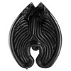 Inflatable Shampoo Bowl, Portable Folding Black PVC Head Washing Basin,