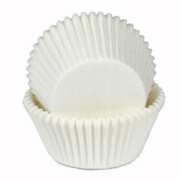 Chef Craft Parchment Paper Cupcake Liners, White (100-Pack)