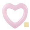 Heart Shaped Swimming Circle 120cm Thick Tear Resistant PVC Material
