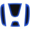 SILKBLAZE HEAT BLUE Emblem Seat Fit GE/Fit GK/Vezel Black Base