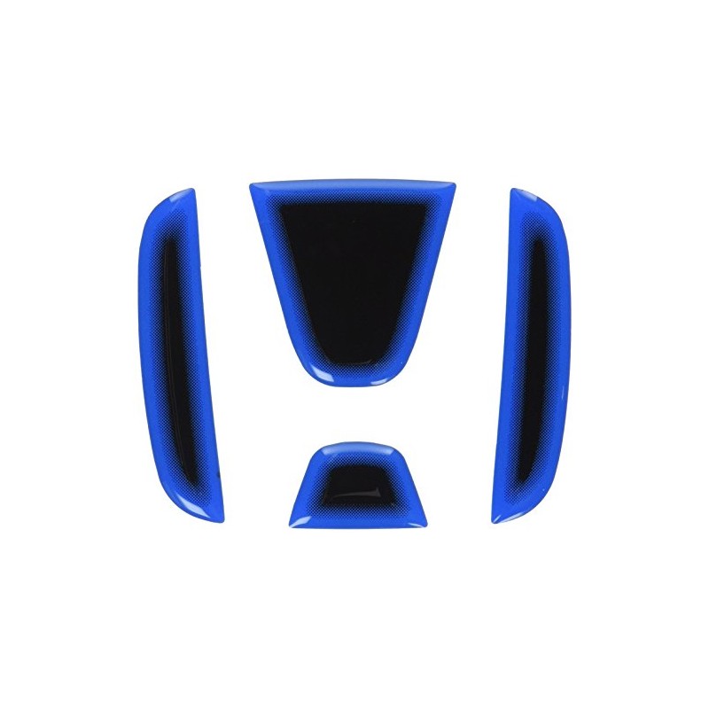 SILKBLAZE HEAT BLUE Emblem Seat Fit GE/Fit GK/Vezel Black Base