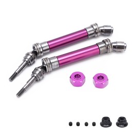 Detachable Front Drive Shaft Assembly for Traxxas Slash Rustler Vxl 4x4 4wd 1/10 RC CarPurple