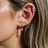 Double Piercing Chain Earrings for Women - Double Hole Earrings