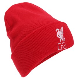 Liverpool Cuff Knitted Hat - Red