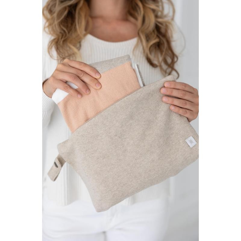 Dreamsoft Travel Scarf Carry Pouch - Color: Ivory