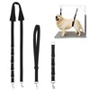 Pack of 3 Dog Grooming Belly Strap Band, Adjustable D-Ring