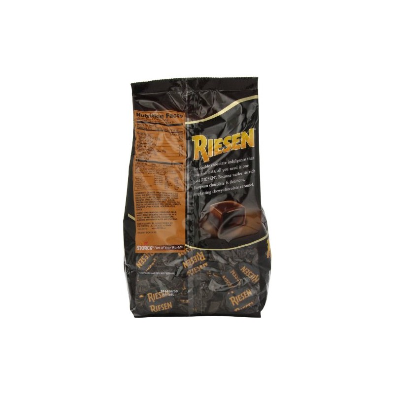 RIESEN Chewy Dark Chocolate Caramel Candy, 30 Ounce Bags (Pack