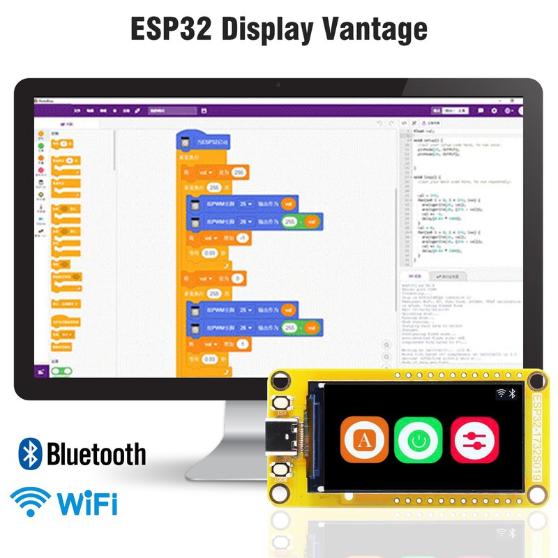 ESP32-S3 with 1.9 Inch Screen LVGL Binghe ESP32-S3 ESP32 Display
