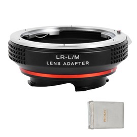 PHOLSY Lens Mount Adapter Manual Focus Compatible with Leica R Mount Lens to Leica M Mount Camera Body, Compatible with Leica R to Leica M