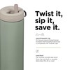 KLEAN KANTEEN Tkwide Sea Spray Twist Cap with Insulated Bottle