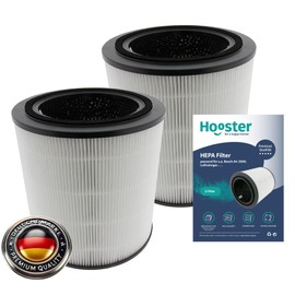 2 Filters Compatible with Bosch Air 2000 Air Purifier, 3-in-1 HEPA / Activated Carbon Filter for Optimal Air Purification