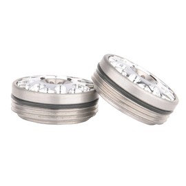 NA 2pcs Silver Golf Weights for Odyssey Stroke Lab, O-Works, White Hot OG Putters (2x30g)