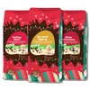 Crazy Cups Decaf Flavored Holiday Ground Coffee Variety Pack, Includes