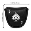 Tskcvy Putter Cover Headcover Mallet Putter Cover Magnetic Club Protective
