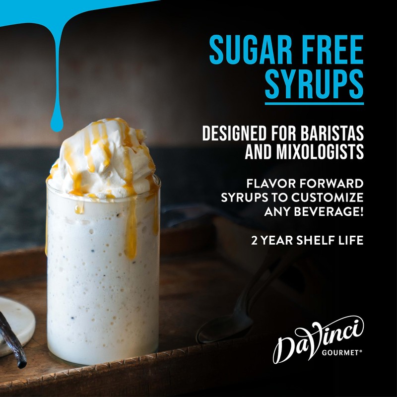 DaVinci Gourmet Sugar-Free English Toffee Syrup, 25.4 Fluid Ounces (Pack