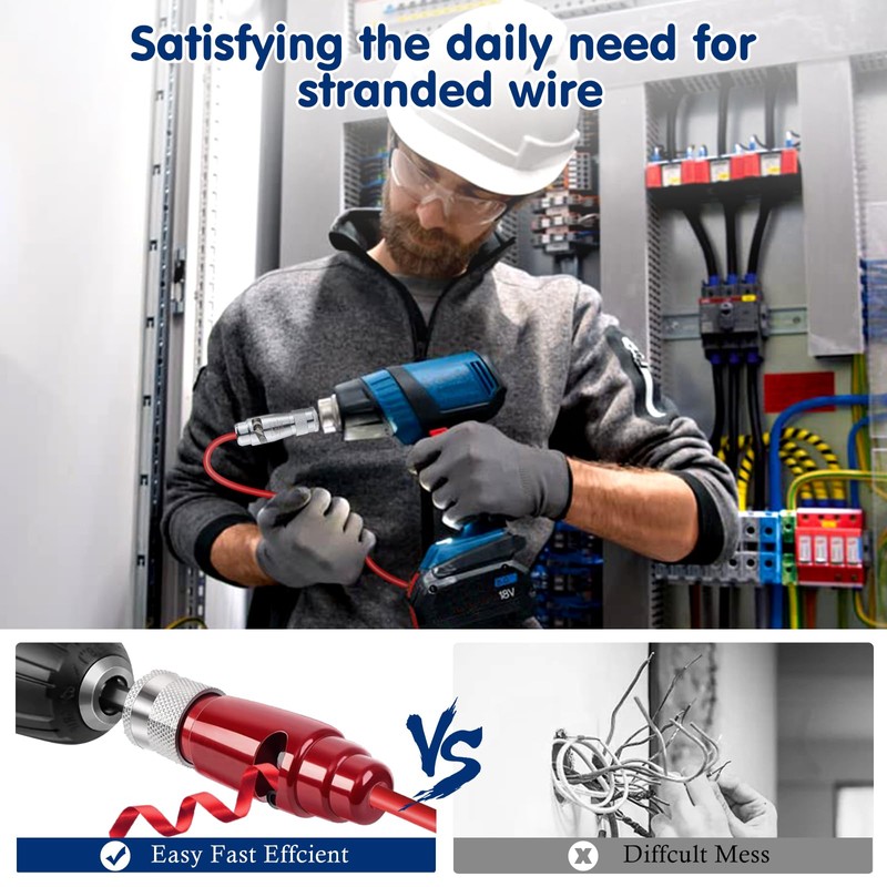 Faankiton Drill Wire Stripper Wire Stripper for Drill Machine Wire